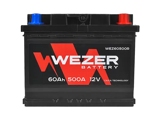 WEZER Batterie 60Ah 500A (R)