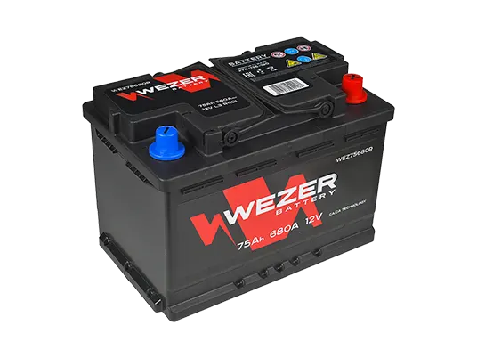 WEZER Batterie 75Ah 680A (R)