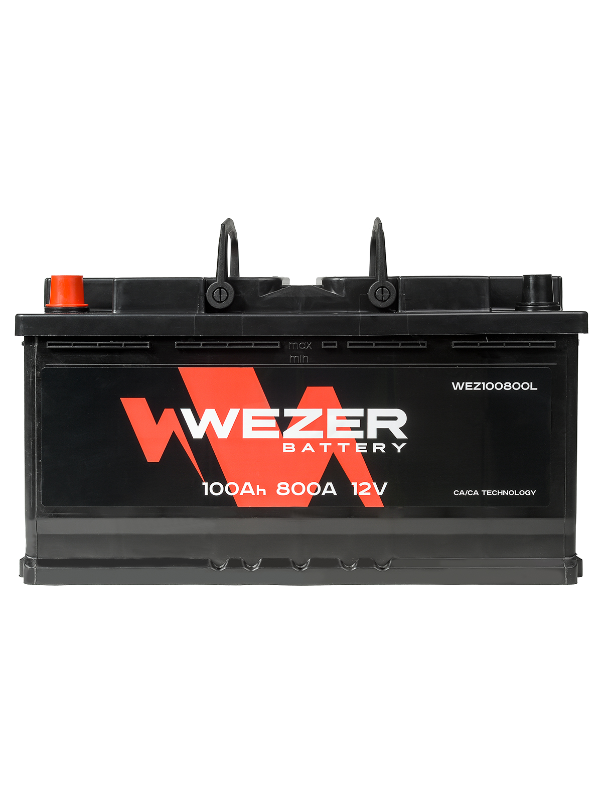 WEZER Batterie 100Ah 800A (L)