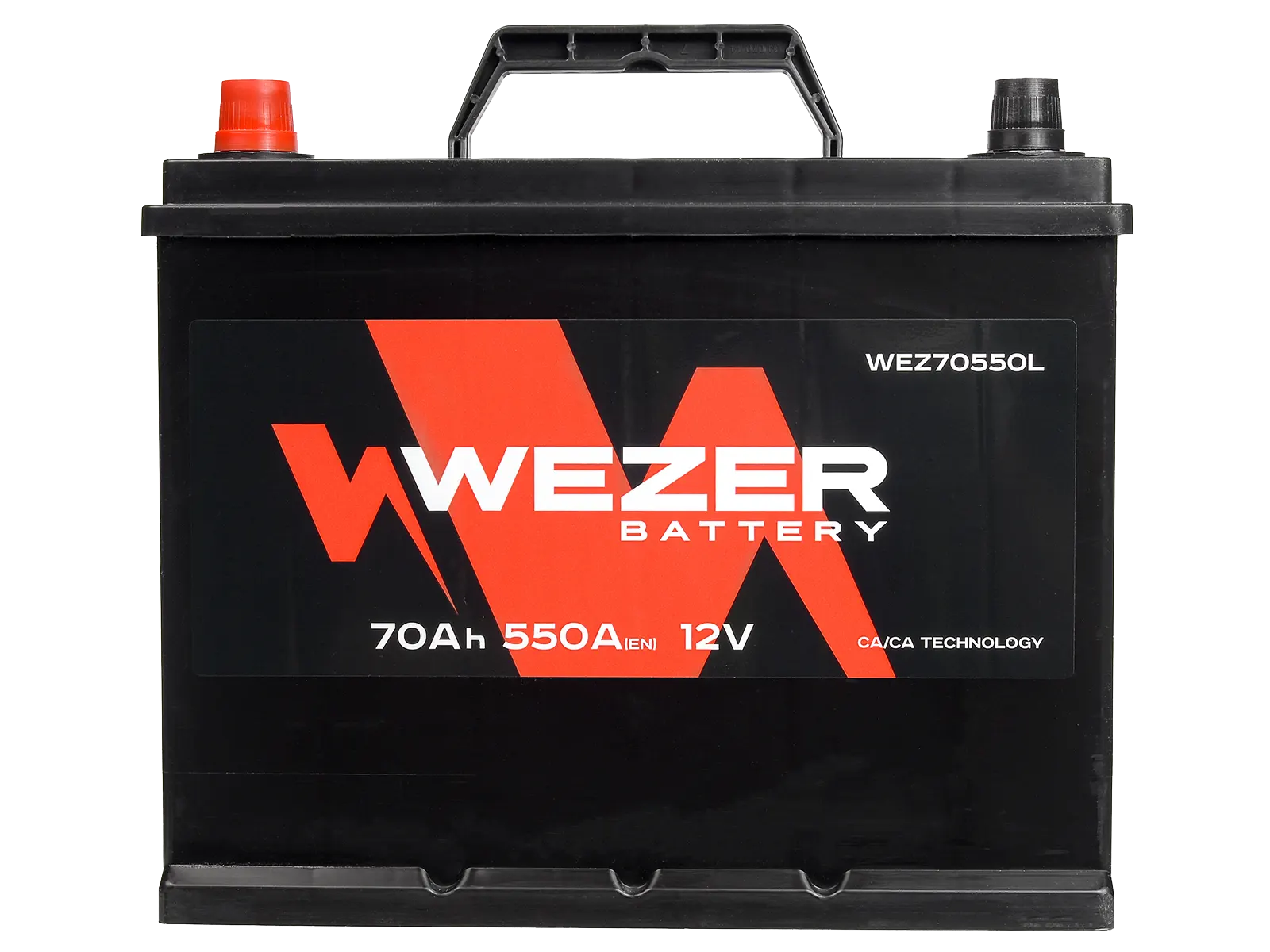 WEZER Batterie 70Ah 550A (L)