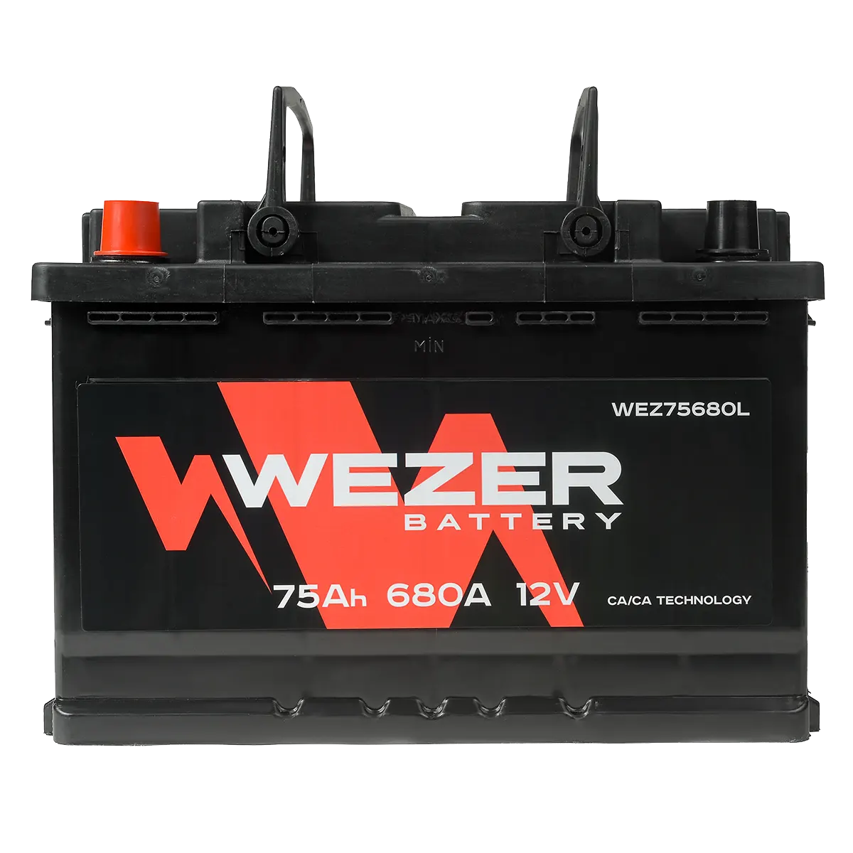 WEZER Batterie 75Ah 680A (L)