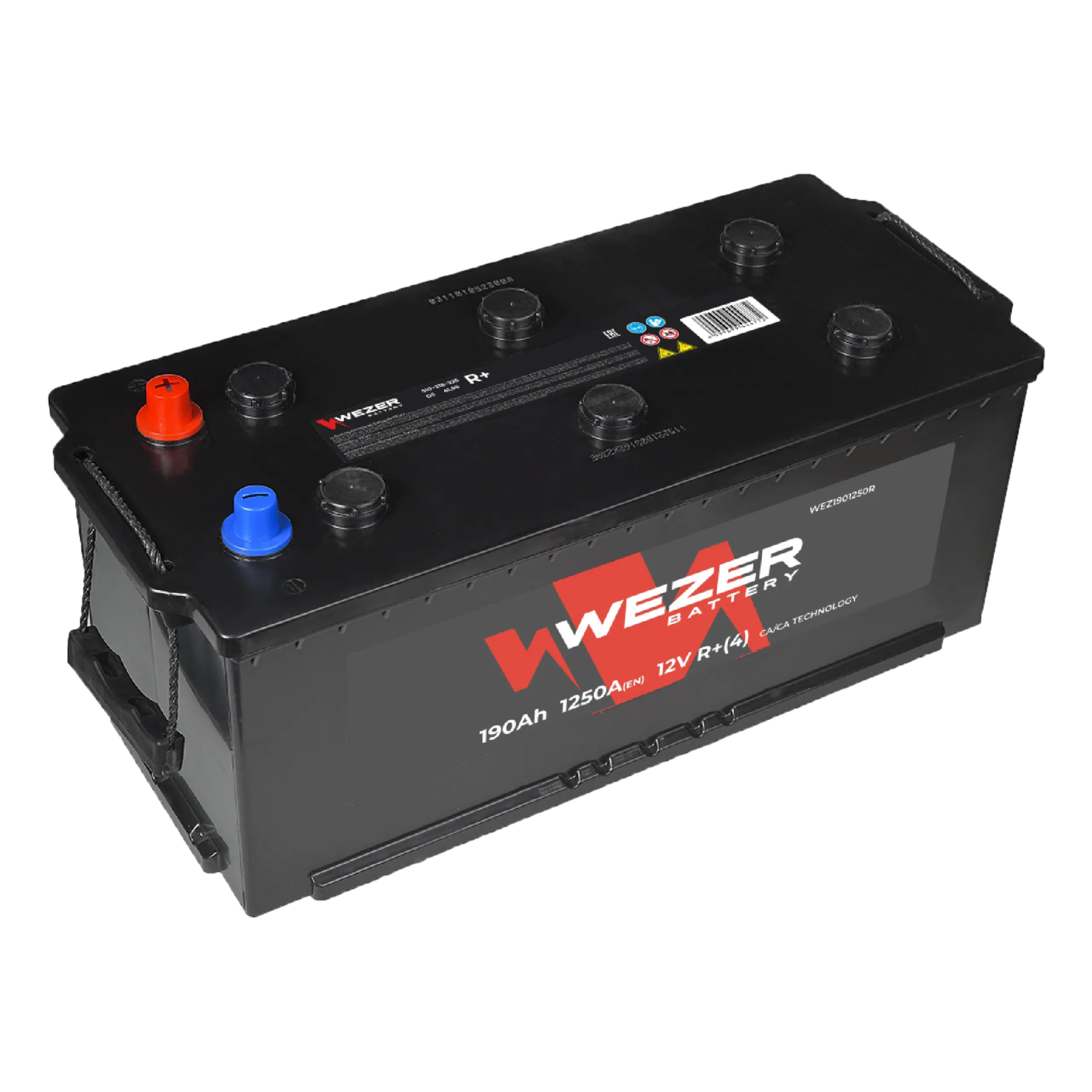 WEZER Batterie 190AH 1250A (R)