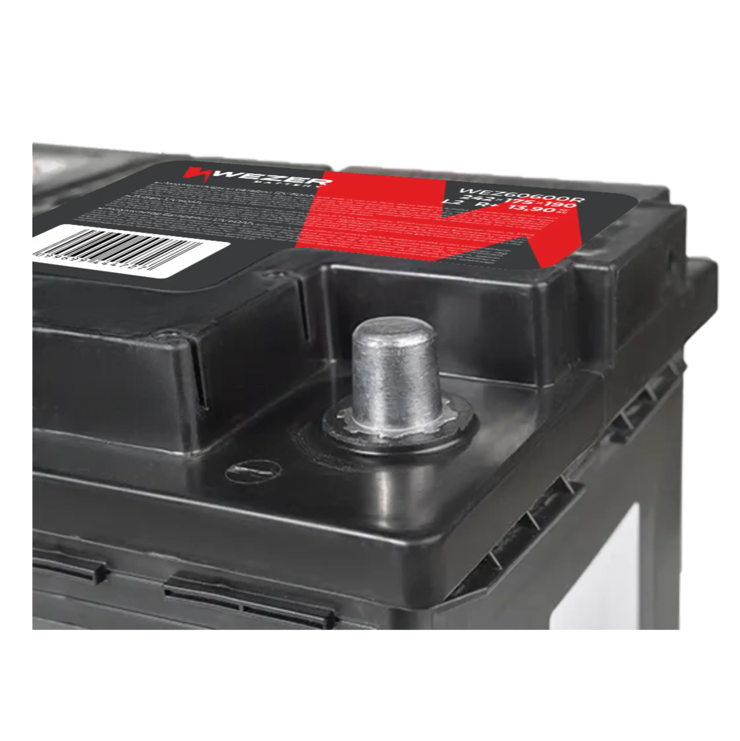 WEZER Batterie 60AH 600A (R)