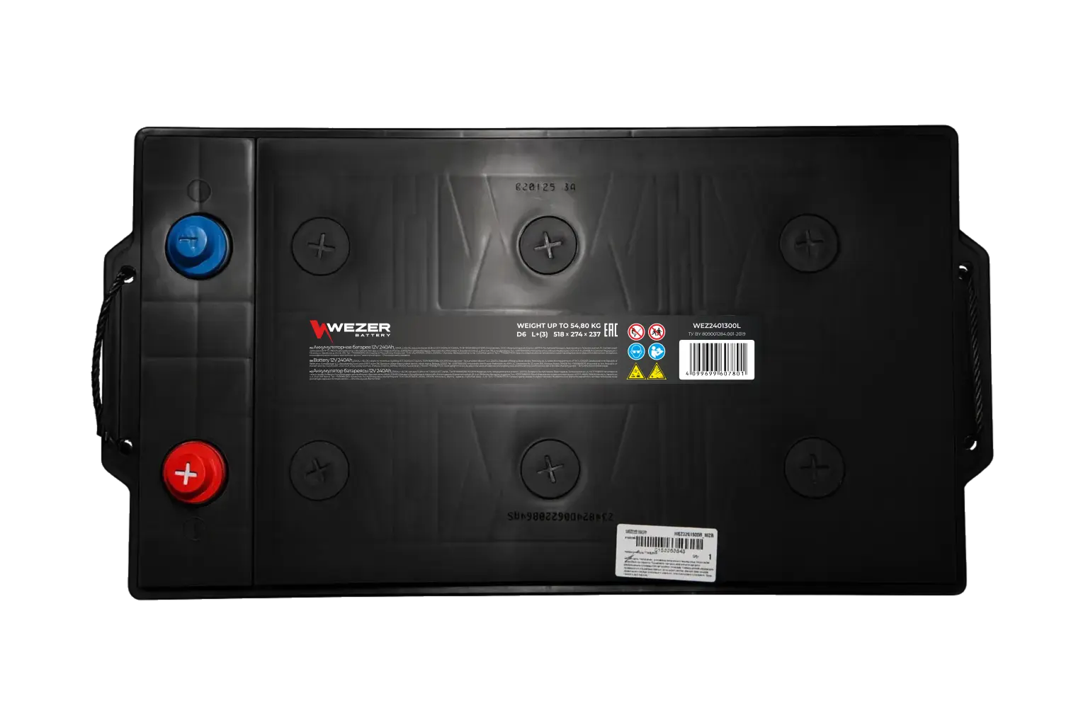 WEZER Batterie 240AH 1300A  (L)