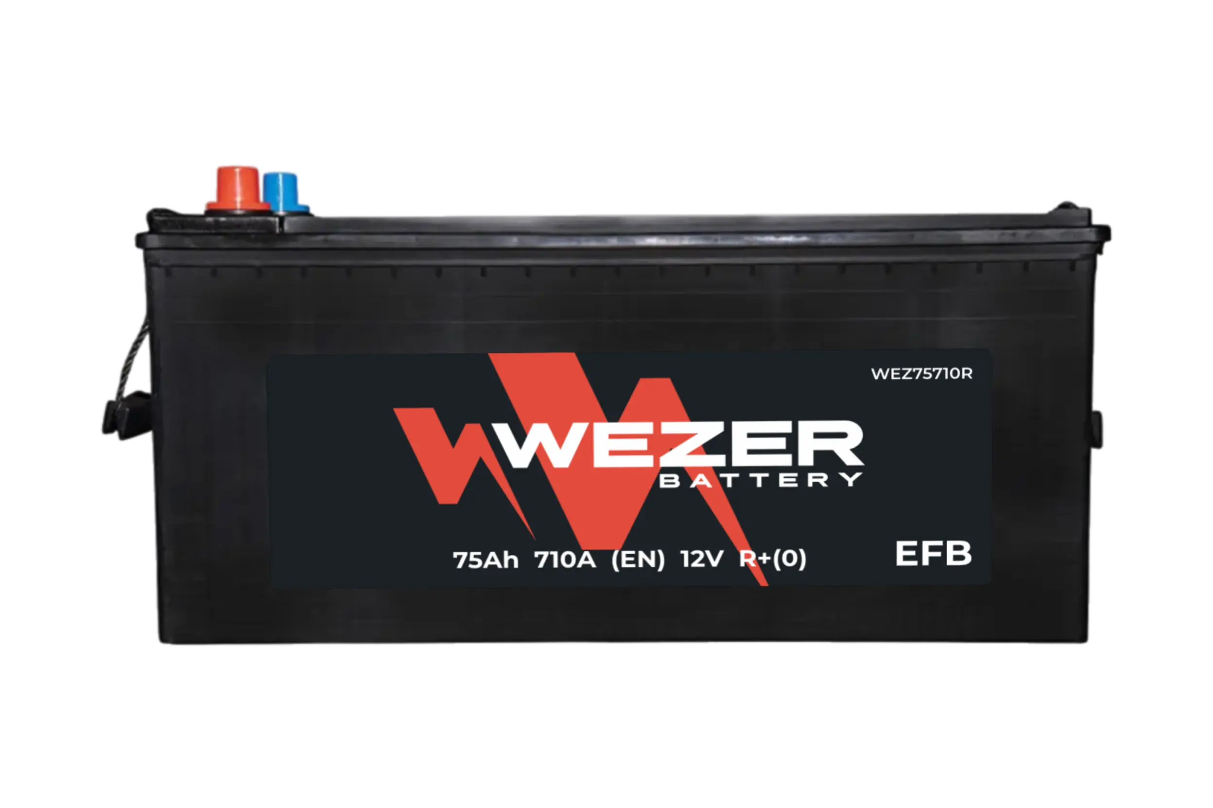 WEZER Batterie 75AH 710A (R)