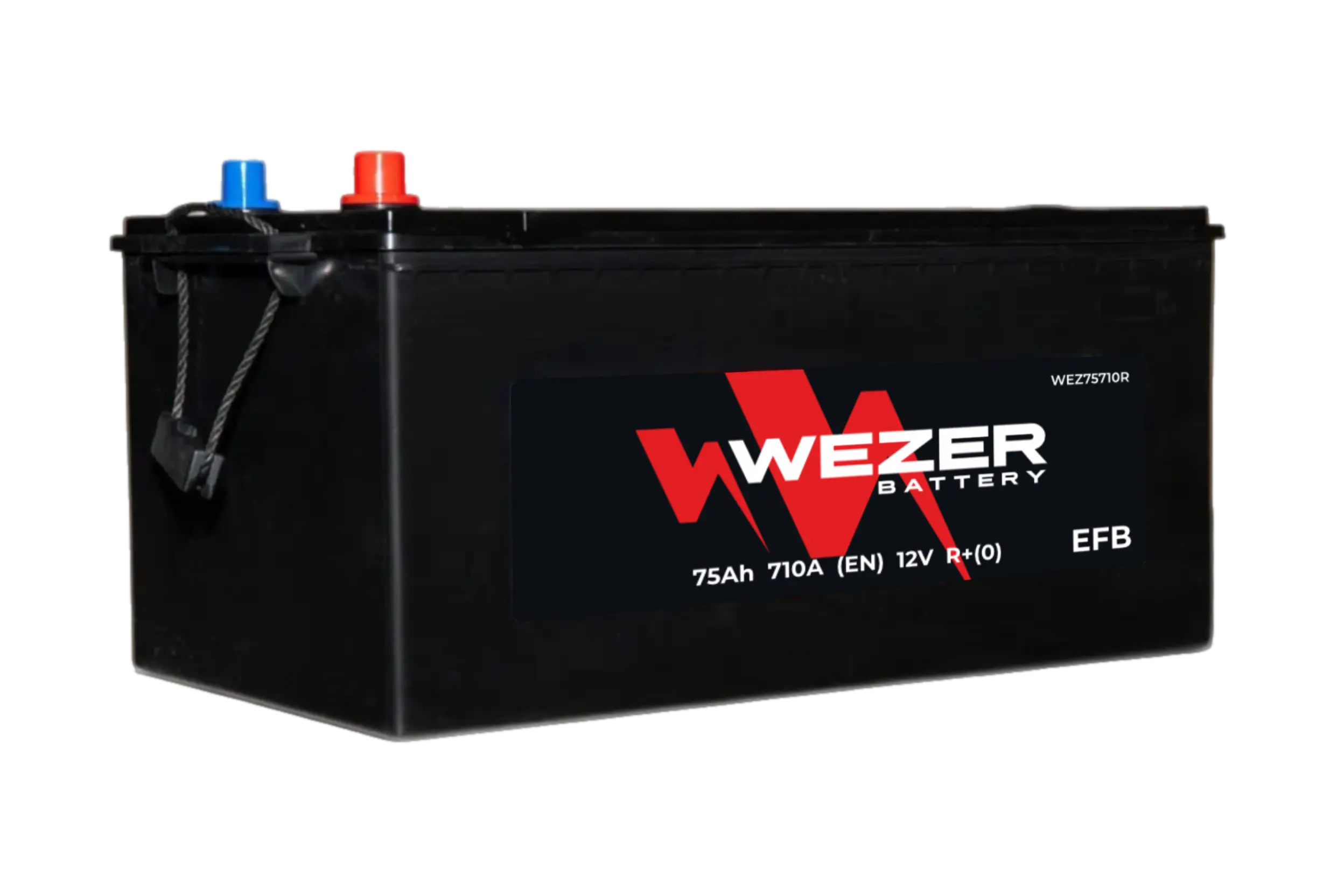 WEZER Batterie 75AH 710A (R)